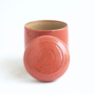 Urne souvenir orange - 2,5 po. h - 4 oz - urne pour bébé, petite urne pour animal de compagnie, urne souvenir, petite urne orange