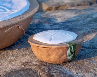Mini Sand Dollar Biodegradable Water Burial Urn - Small Pet & Infant Memorial