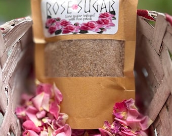 Organic Rose Infused Sugar