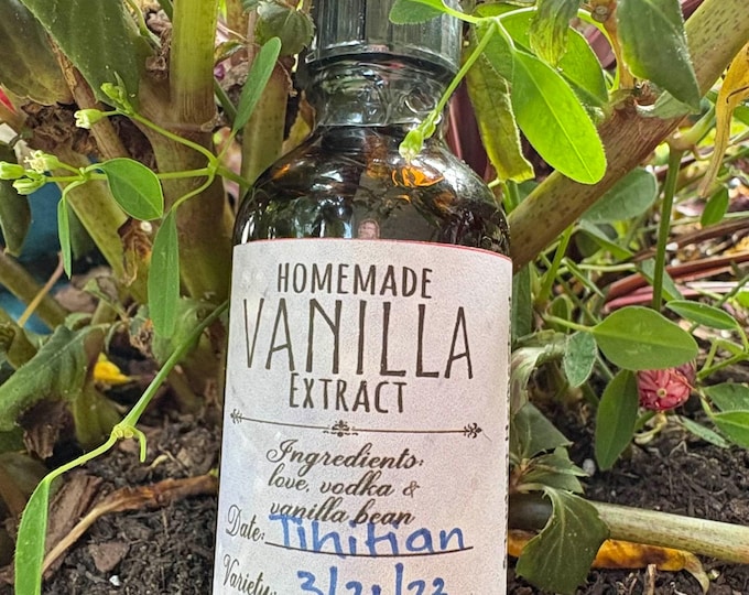 Homemade Tahitian Vanilla Extract