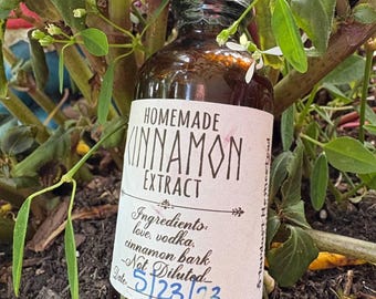 Homemade Cinnamon Extract