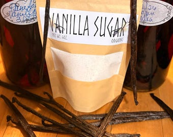 Organic Vanilla Bean Infused Sugar
