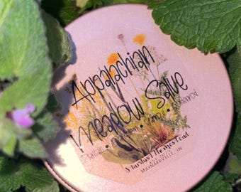 Appalachian Meadow Salve - 3oz - Plantain*Dandelion*Yarrow*Goldenrod