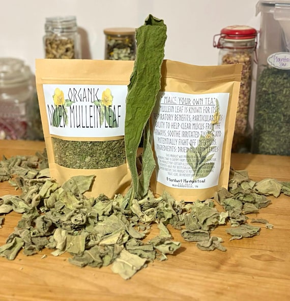 Organic Dried Mullein Leaf | Finely Chopped | Apothecary - 1 oz