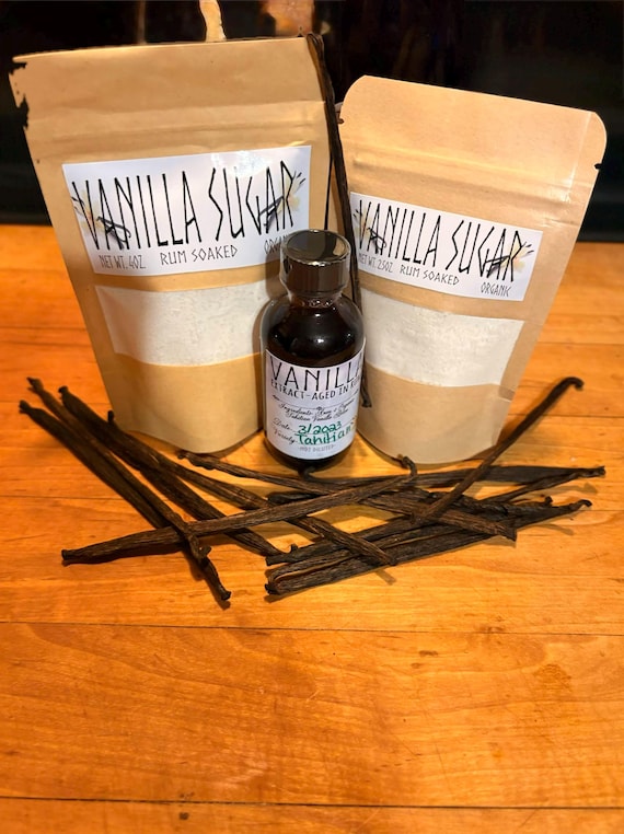Organic Tahitian Vanilla Bean Sugar * Rum-aged Tahitian beans * Hearthfire Collection