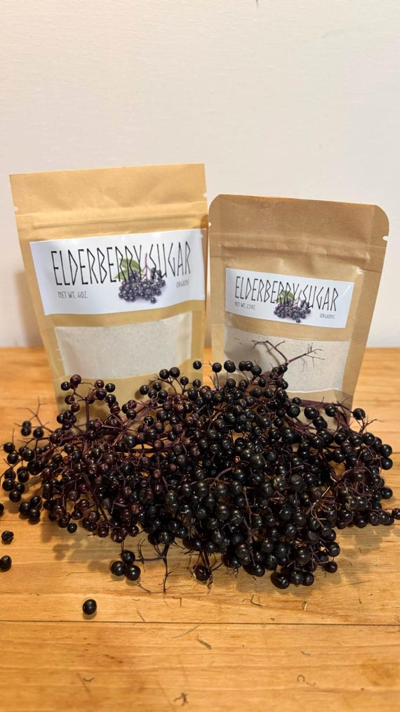 Organic Elderberry Sugar | Hearthfire Collection