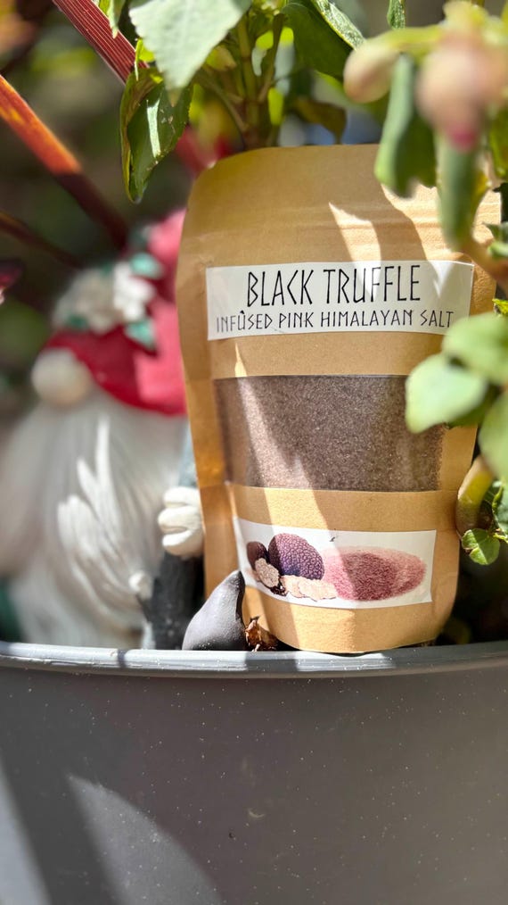 Black Truffle Infused Himalayan Salt