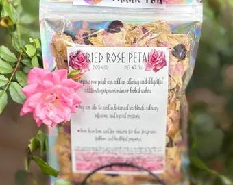 Organic Dried Rose Petals