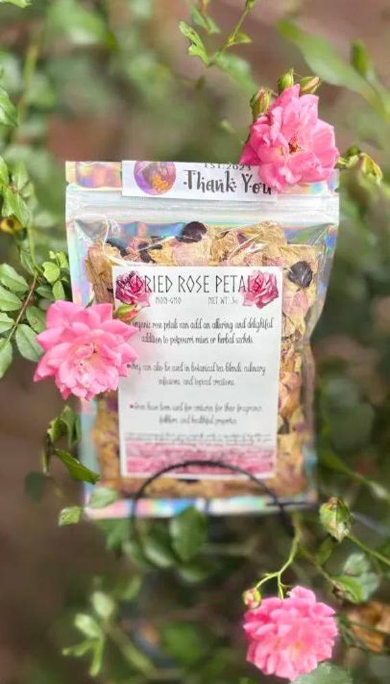 Organic Dried Rose Petals