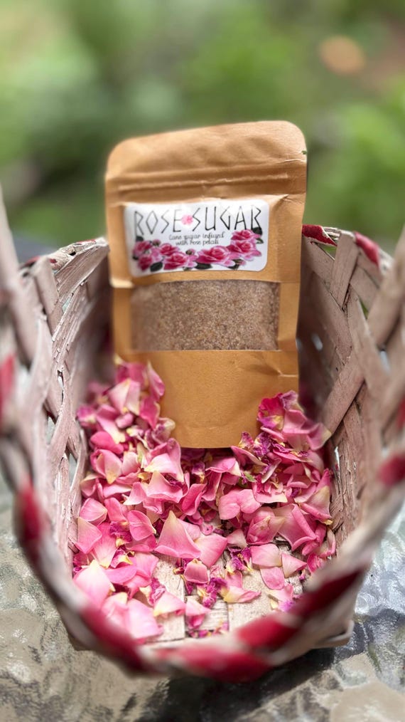 Organic Rose Infused Sugar