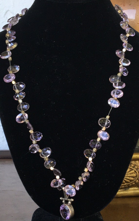 20%off STERLING AMETHYST NECKLACE - image 3