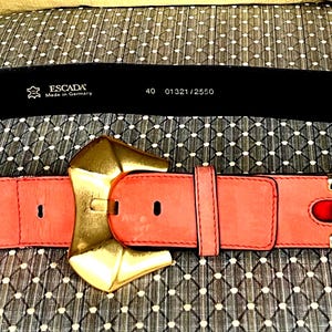 Escada Suede Belt - Etsy display picture 1