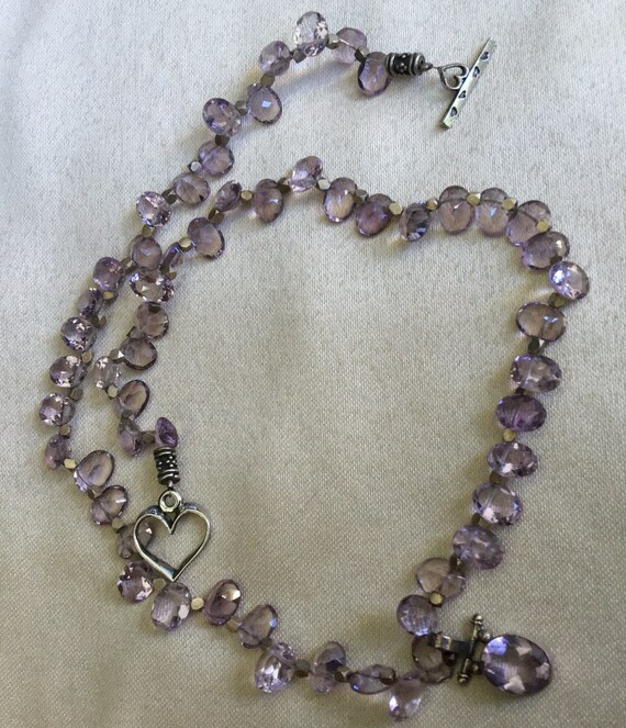 20%off STERLING AMETHYST NECKLACE - image 1