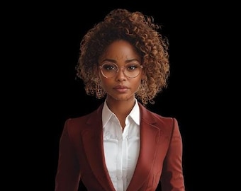 African American Diva Boss Digital Download PNG - Goddess - Beautiful Diva - Black Girl Magic