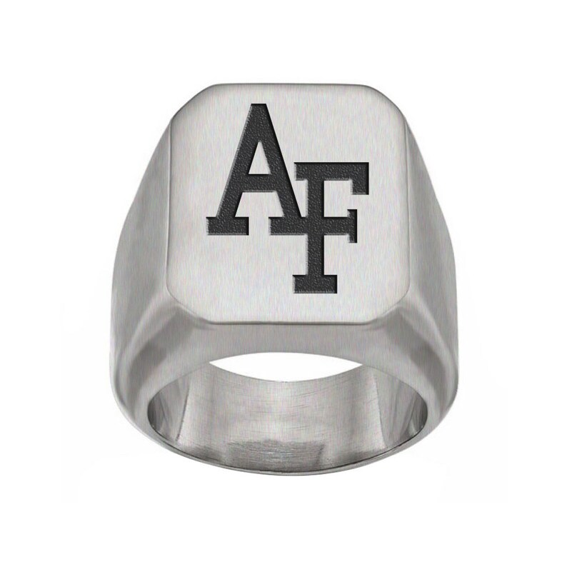JEWURA Biker Ring Punk Style Gold Cross Fashion Stainless Steel Jewelry
