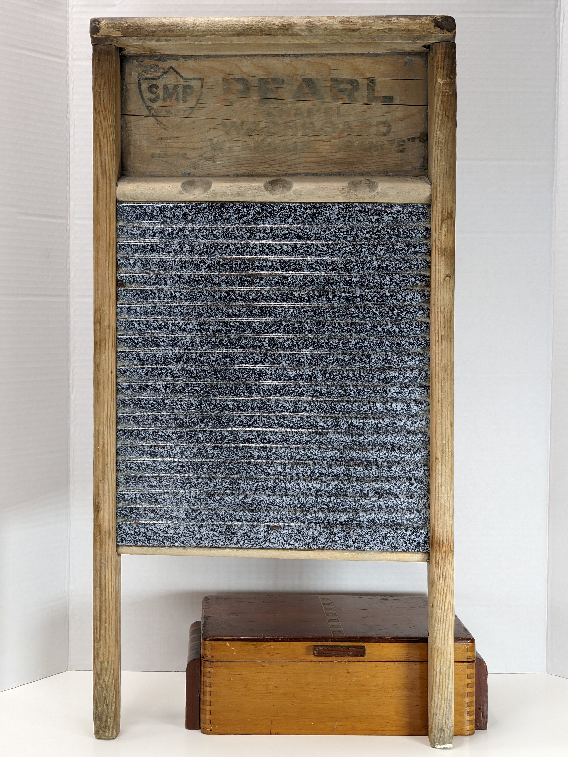 Vintage Canadian Full Size Washboard SMP Pearl Enamel Etsy