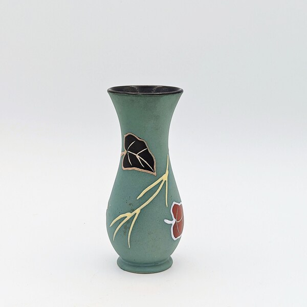 Teal Flower Vase Etsy