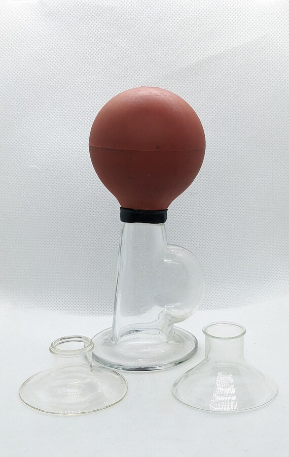 Antique Glass Breast Pump by Seiberling Rubber Co Pediatric Etsy
