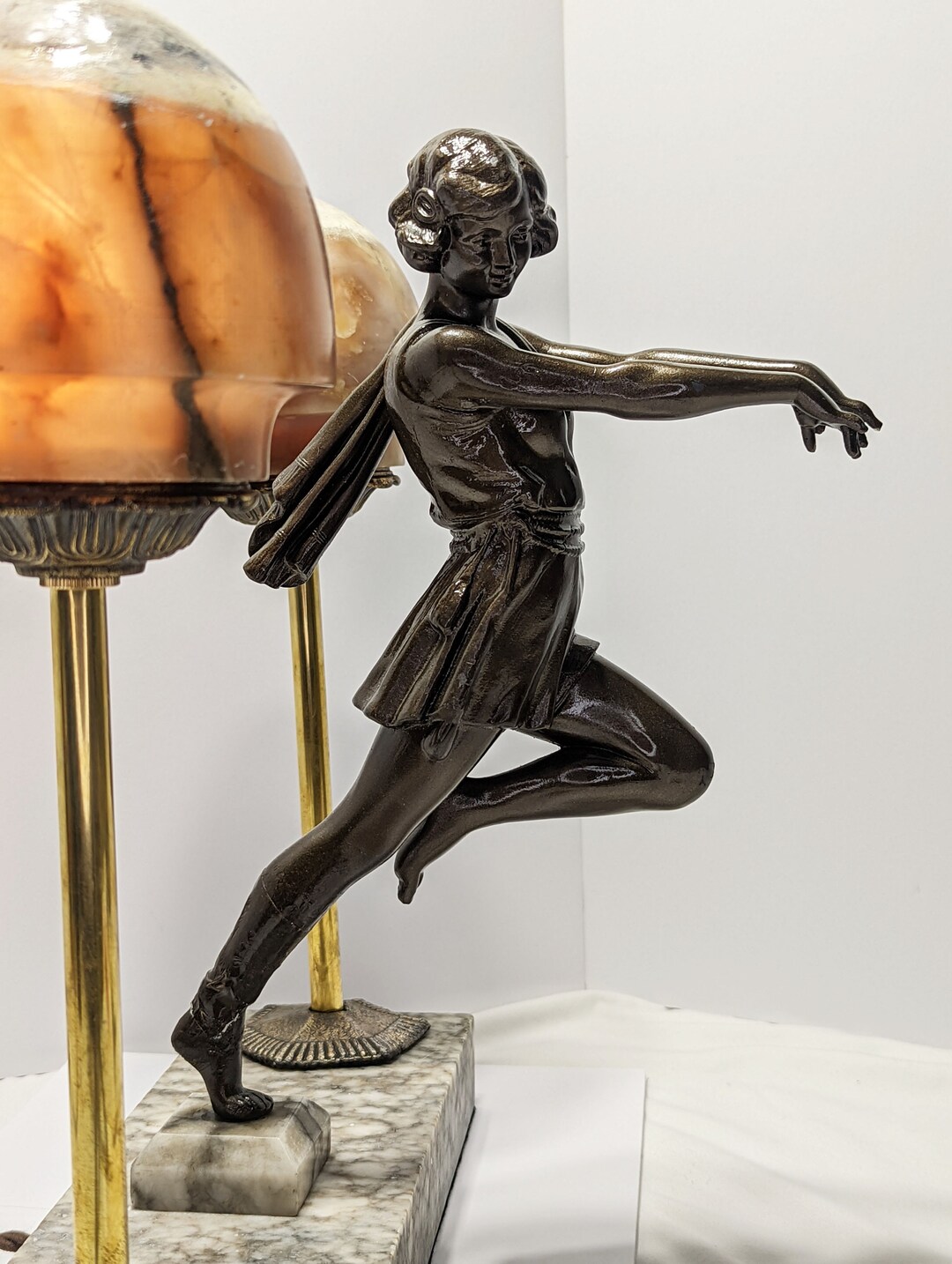 Antique Art Deco Electric Table Light Desk Lamp Display Etsy