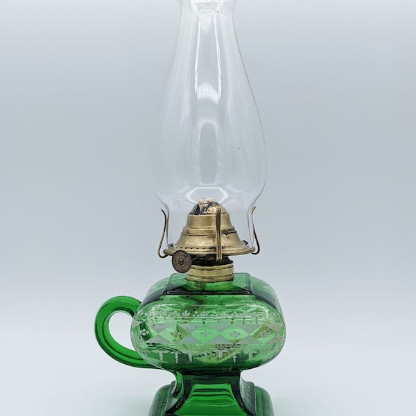 Antique Kerosene Lamp Etsy
