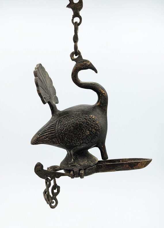 Iron Oil Diwali Lamp - 19thC Iron Oil Diwali Lamp - 19thC