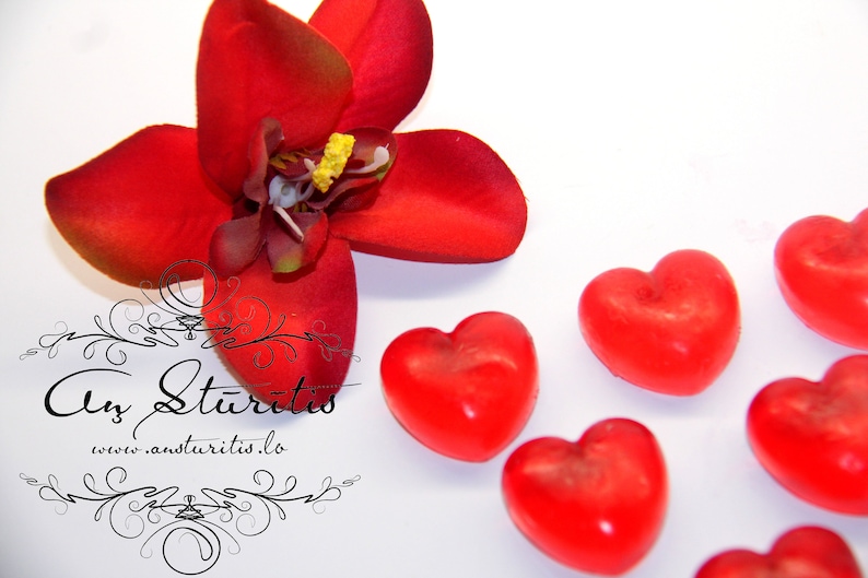 Red color mini transparent base wedding fragrance soap wedding favors personalized wedding favor wedding label heart soap