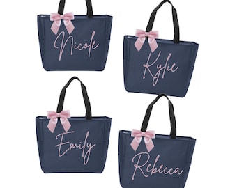 Bridesmaid Tote Bags, Personalized Bridesmaid Bags, Bridal Party Bridesmaid Gifts, Maid of Honor Tote, Custom Bridesmaid Tote Bags, Tote Bag