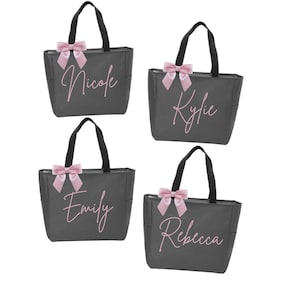 Bridesmaid Tote Bags, Personalized Bridesmaid Bags, Bridal Party Bridesmaid Gifts, Maid of Honor Tote, Custom Bridesmaid Tote Bags, Tote Bag