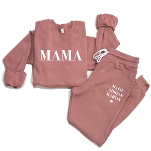 Personalized Outfit For Mom, Mom Coming Home Outfit, Baby Shower Gift, Mom Outfit, New Mom Gift, New Mom Sweatshirt, Gift For Mom