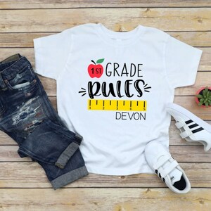back to school shirt, first grade shirt boy, girls first grade shirt, back to school, first grade tshirt, first day of school shirt, school