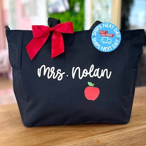 End Of Year Teacher Gift, Teacher Tote Bag, Personalized Teacher Bag, Teacher Gift, Tote Bag, Teacher Appreciation, thank you teacher gift