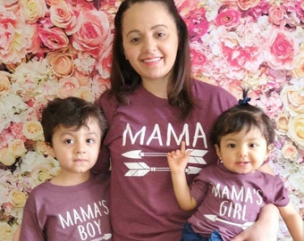 Mommy and Me Outfits, Mothers Day Shirts, Mommy and Me Shirts, Matching Family Shirts, Womens Clothing, New Mom Gift, Womens T-Shirt