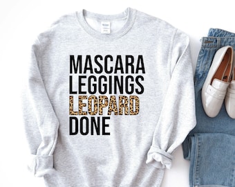 Leopard sweatshirts Clearance