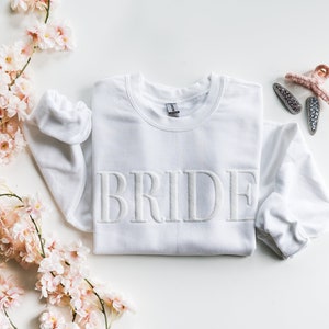 Embossed Engagement gift, Future mrs sweatshirt, New mrs sweatshirt, Bridal Gift, Bride sweatshirt, Bridal shower gift, Personalized Gift image 3