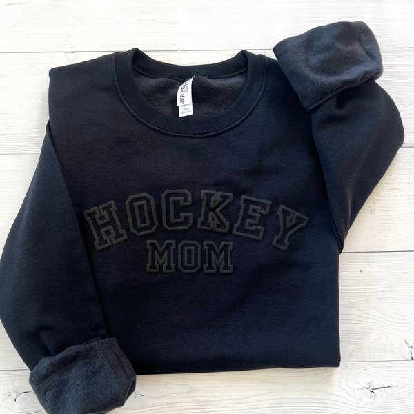 Hockey mom sweater, Hockey Mom Sweatshirt, Hockey Mom shirt, sports Mom top, Hockey mom tee,  Gift for Hockey mom, school Hockey shirt