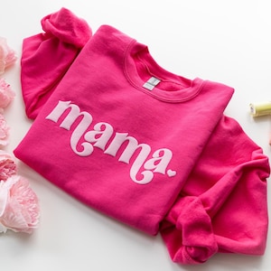 Retro Mama Sweatshirt, Mama Sweatshirt, Mothers Day Gift, Mom Life Shirt, New Mom Gift, Mama shirt, 1st mothers day gift, mom sweatshirt