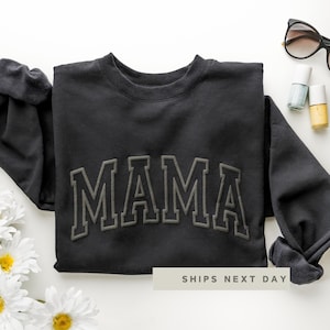 Mama Sweatshirt, Mama Est Sweatshirt, Mothers Day Gift, Cool Mom, First Mothers Day Gift, Personalized Gift, Mom Life Shirt, New Mom Gift