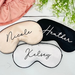custom sleep mask, bridal party gift, bachelorette party favor, Personalized sleep mask, bridesmaid gift, bridesmaid sleep mask, eye mask