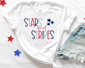 Womens 4th of july shirt, fourth of july shirt, patriotic shirt, 4th of july shirt, memorial day shirt, stars and stripes shirt, USA shirt