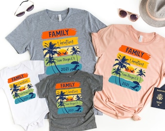 Custom Family vacation shirts, Family camping shirts, Family Vacation tees, Family vacation, Matching family vacation t-shirts, group shirt