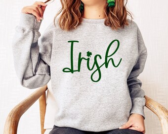 womens st patricks day shirt, womens st pattys day shirt, st pattys day women, st pattys day outfit, irish american sweatshirt, irish shirt