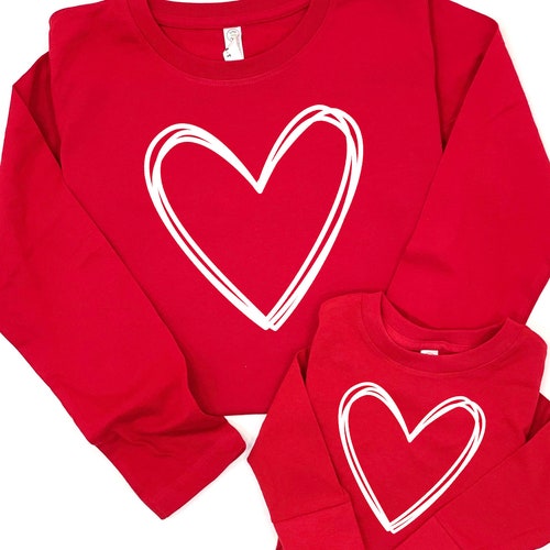 Matching Valentines Day Shirts Mama and Mini Shirt Mom and - Etsy