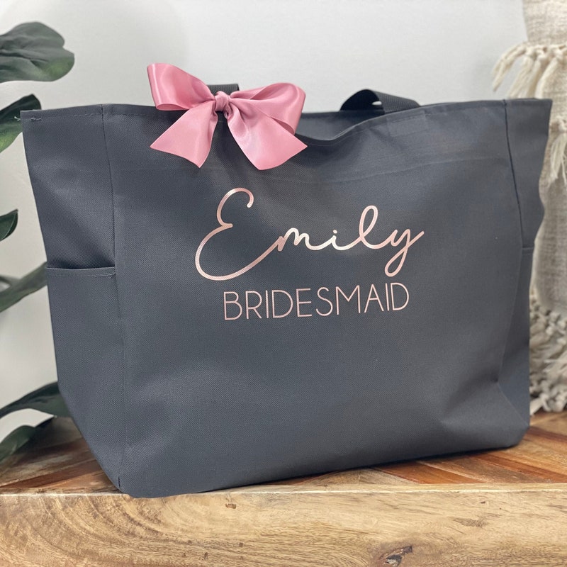 Bridesmaid Tote Bag - Etsy