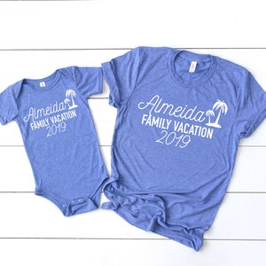 Personalized Family Vacation T-Shirts - Matching Tees