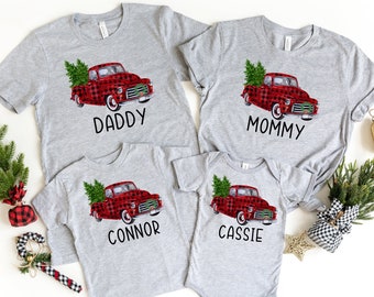 Matching Christmas T-Shirts, Family Photoshoot T-Shirts, Custom Holiday Family Tees, Personalized Christmas Shirts, Christmas Gifts
