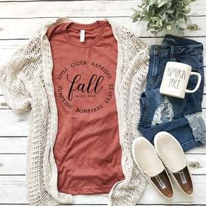 Womens Fall Tee - Womens Fall Shirt - Fall Shirt Women - cute fall shirt women - hello fall shirt - fall tshirt for women - fall shirt