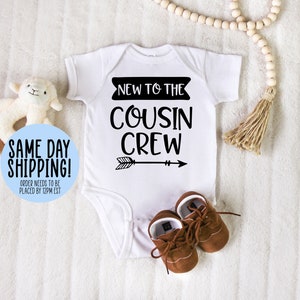 Cousin Onesie®, Cousin Gift, Baby Announcement, Pregnancy Announcement, Baby Shower Gift, Baby Onesie®, Onesie® for Baby, New Cousin Gift