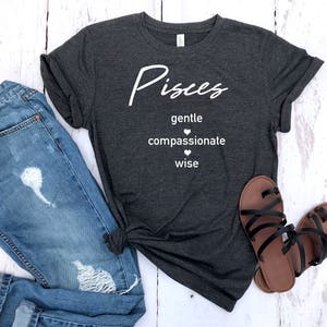 pisces shirt, pisces astrological sign shirt, pisces sign shirt, pisces birthday gift, gift idea, birthday gift, personalized gift