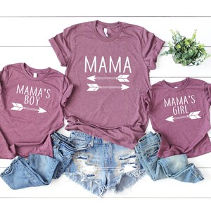 Mommy and Me Outfits, Mothers Day Shirts, Mommy and Me Shirts, Matching Family Shirts, Womens Clothing, New Mom Gift, Womens T-Shirt image 5