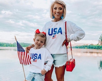 america shirt, 4th of july sweatshirt, USA shirt, womens 4th of july, 4th of july, patriotic shirt, red white and blue, 4th of july pullover